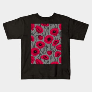 Red Poppies Kids T-Shirt